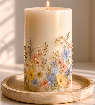 whimsdecor-pressed-flower-candle-whimsical-tabletop-styling
